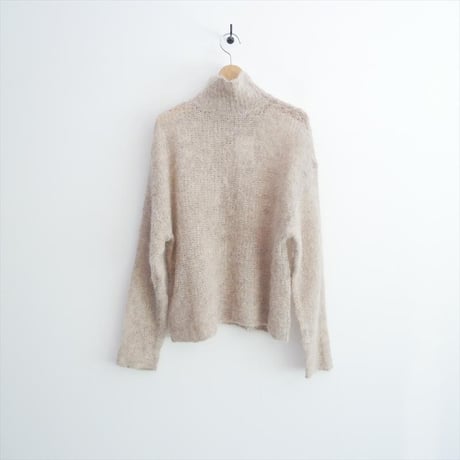 継続販売品・人気完売色 Plage ALPACA MIX BUTTON ニット 25080922854040 2609-0377