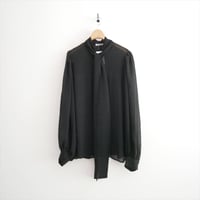 2025AW DEUXIEME CLASSE Sheer Bow Blouse 25051500803030 2606-0497