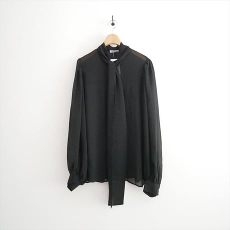 2025AW DEUXIEME CLASSE Sheer Bow Blouse 25051500803030 2606-0497