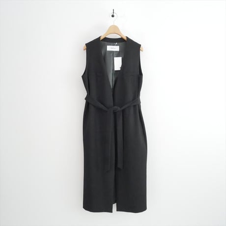 継続販売品 SOEJU ウールライクロングジレ S-00-JK-005 2608-1571