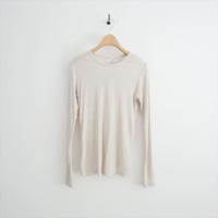 2025AW GGG for SALON FRESCA RIBロングスリーブプルオーバー SHM34540 2609-0184