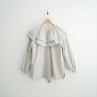 Drawer別注 T-mat Masaki-Paris バックリボンフリルカラーブラウス 2605-1258
