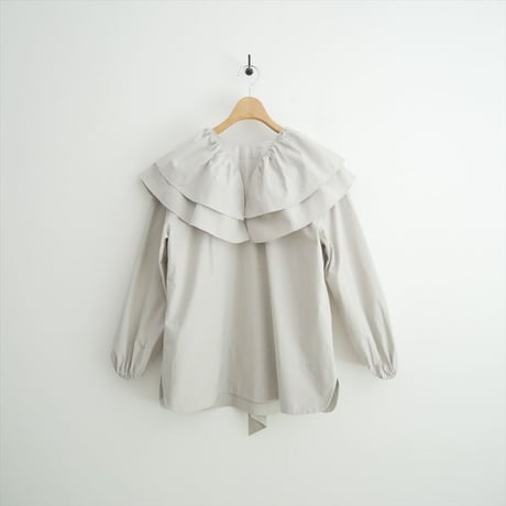 Drawer別注 T-mat Masaki-Paris バックリボンフリルカラーブラウス 2605-1258