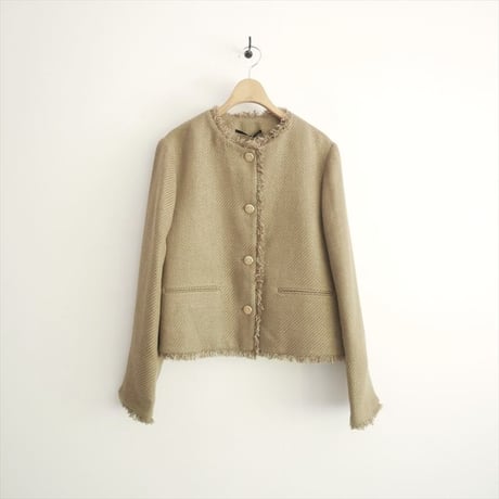 2026・人気完売品 未使用 AP STUDIO ラフツイードジャケット 26010586202010 2609-0973
