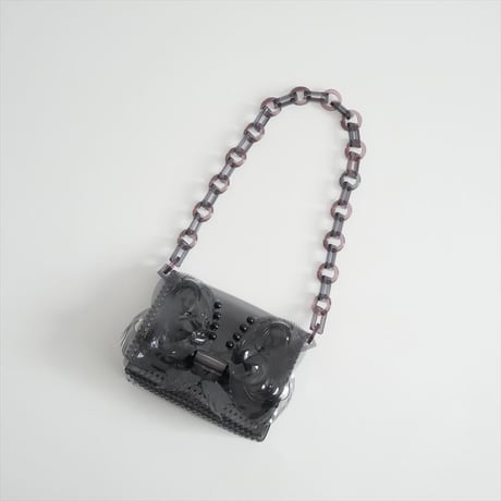 継続販売品 Mame Kurogouchi Transparent Sculptural Mini Chain Bag MM13-AC095 2607-0885