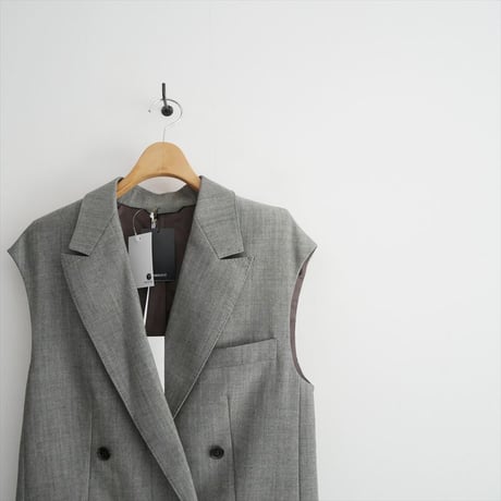 2026 未使用 PHOTOCOPIEU SANDRA  DOUBLE-BREASTED VEST  261SDR 2607-0835