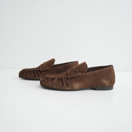 JOURNAL STANDARD L'ESSAGE購入品 ALOHAS Aven Suede Brown Leather Loafers：ローファー 26093380001910 2609-0589