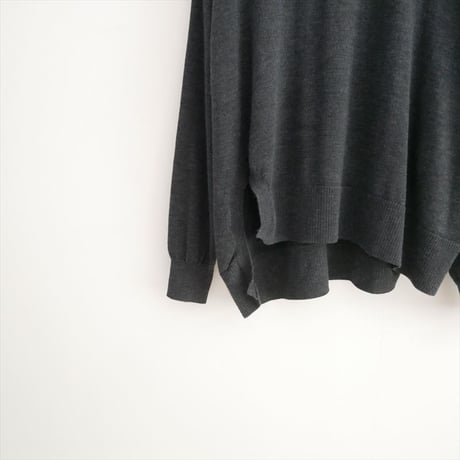 2025AW・人気完売品 ENFOLD U-SLIT BOX PULLOVER 300IA270-2421 2608-0983