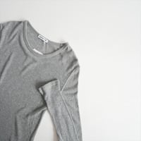 DEUXIEME CLASSE ドゥーズィエムクラス / テレコ ロングスリーブ プルオーバー Tシャツ カットソー / 24070500801010 / 2510-1356