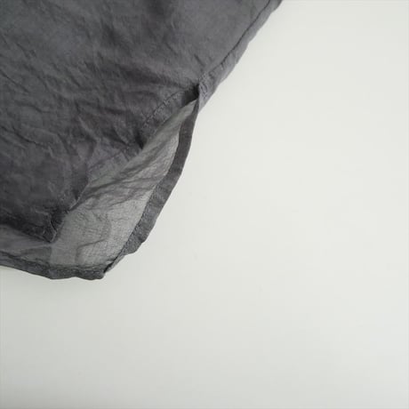 2026AW今季新作・人気完売品 GALERIE VIE コットンシルクオーガンジー オープンカラーシャツ 23016401011 2609-0275