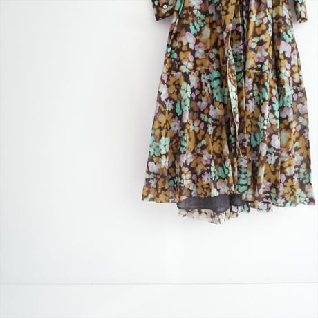 未使用 seya. RAINY FLOWER PRINT カシュクールドレス SG05252S09 2604-1557