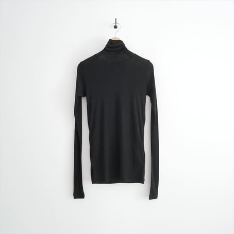 継続販売品 AURALEE / SUPER HIGH GAUGE SHEER RIB TURTLE NECK L/S TEE / A00T02HF 2602-0197
