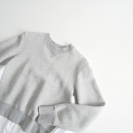 継続販売品 sacai Sponge Sweat x Cotton Poplin Pullover SCW-232 2610-0805