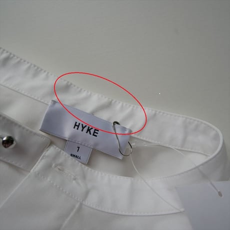 人気完売品 HYKE T/C BALLOON SLEEVE BLOUSE 15228 2608-0066