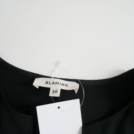 2026 BLAMINK BLMK R スリットネックブラウス 79212000011 2607-0262