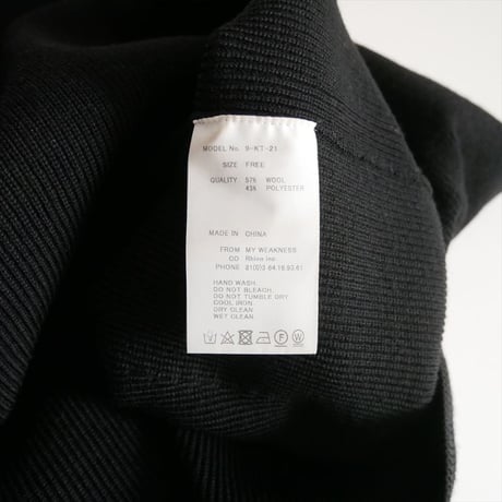 ともさかりえさんのブランド MY WEAKNESS Rowan Pull Over 9-KT-21 2604-0316