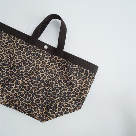 継続販売品 Herve Chapelier 725Fパンサー (舟型トートL レオパード ヒョウ柄) 2609-0234