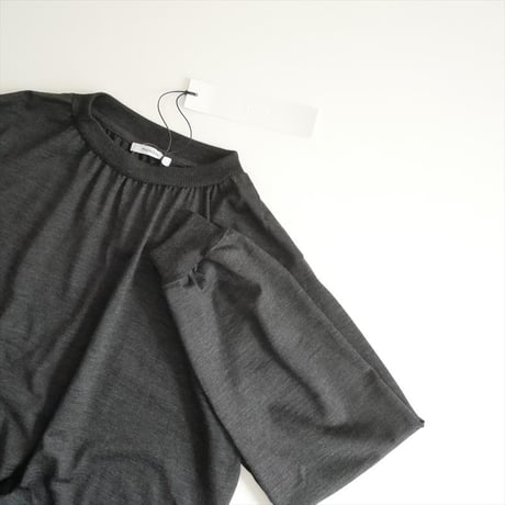 2025AW・人気完売品 未使用 MANON WOOL GATHER NECK LS TEE MNN-C-169 2605-0282