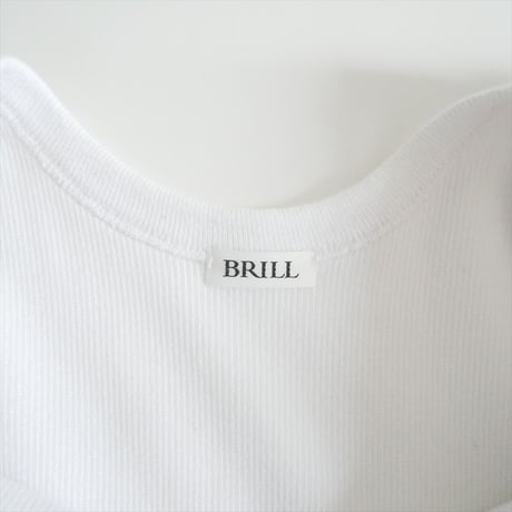 2025 BRILL リブカットロングスリーブプルオーバー 241094 2606-0606