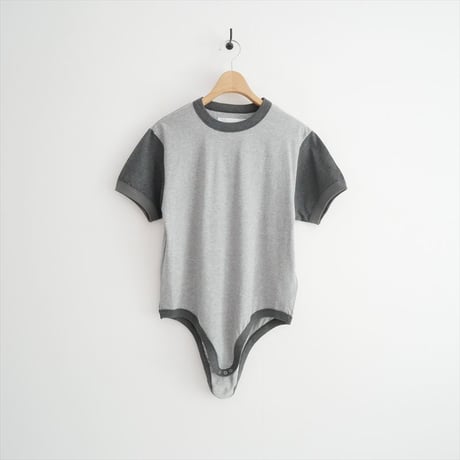 2026SS今季 JANE SMITH COTTON BI COLOR RINGER ROMPER T-SHIRT 26SCT-#457L 2607-0552