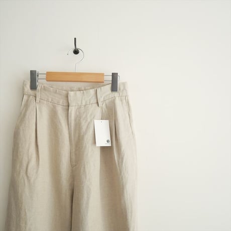 DEUXIEME CLASSE OGLINEN タックパンツ 24030500418010 2607-1222