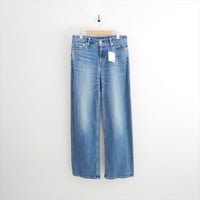 継続販売品 INDIVI 【褒められデニム】ワイドストレート デニムパンツ 127-61043 2608-0513