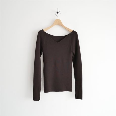Plage / easy care rib プルオーバー / 24080922732040 / 2502-0781