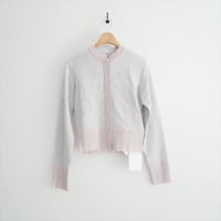 2026・人気完売品 未使用 Mame Kurogouchi Layered Jacquard Knit Cardigan MM26SS-KN087 2607-1135