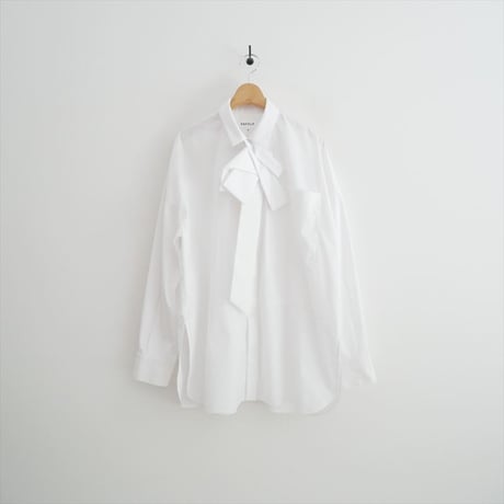 2025AW ENFOLD ASYMMETRY BOW-TIE SHIRT 300IA130-1671 2608-0258