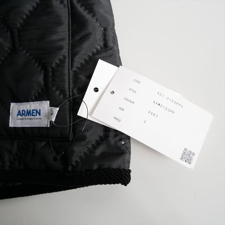 未使用 / ARMEN / POLY×POLY HEAT QUILT OVERSIZED HOODED JACKET WITH RIBBED CUFF / NAM2153PP / 2503-0556
