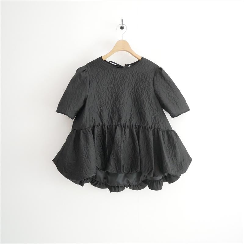 BLUELEA Silky jacquard balloon tops 242092 2608