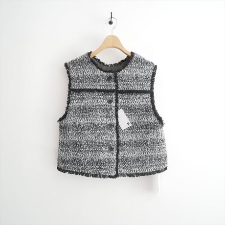 2025AW 未使用 JOURNAL STANDARD ヘリンボンツイードベスト 25011400909040 2604-0495