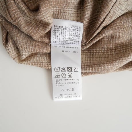 2025AW DEUXIEME CLASSE WASHED フランネル シャツ 25050500402030 2610-0946