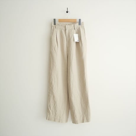 DEUXIEME CLASSE OGLINEN タックパンツ 24030500418010 2607-1222