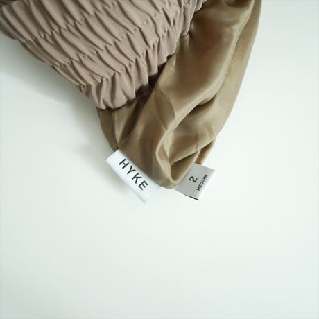 2026SS今季・人気完売品 HYKE TAFFETA PLEATED SKIRT 14164 2607-0380