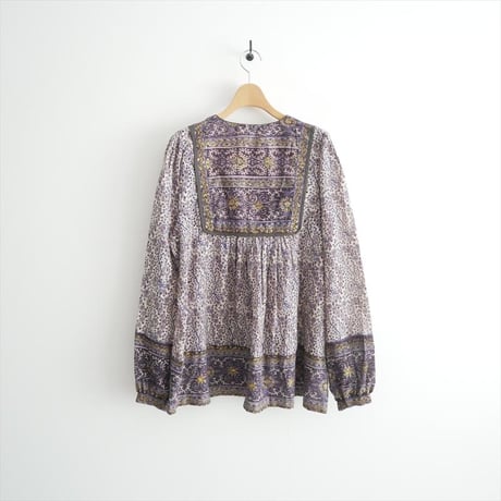 2025SS・人気完売品 L'Appartement Indian Cotton Blouse 25050570003610 2608-0036