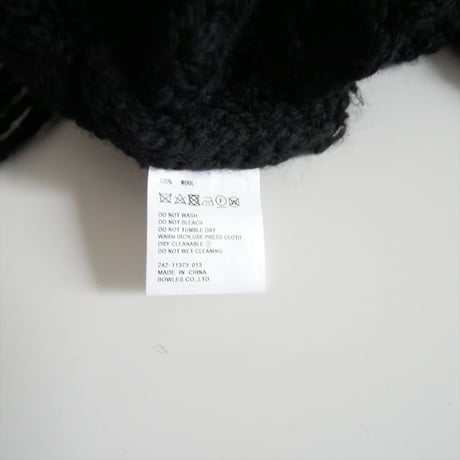 HYKE / WAFFLE KNIT SWEATER TOP WITH FRINGE / 11373 2602-0943