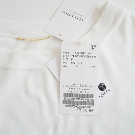 未使用 DEUXIEME CLASSE Special ロゴTシャツ 2nd 24070500709010 2608-0384