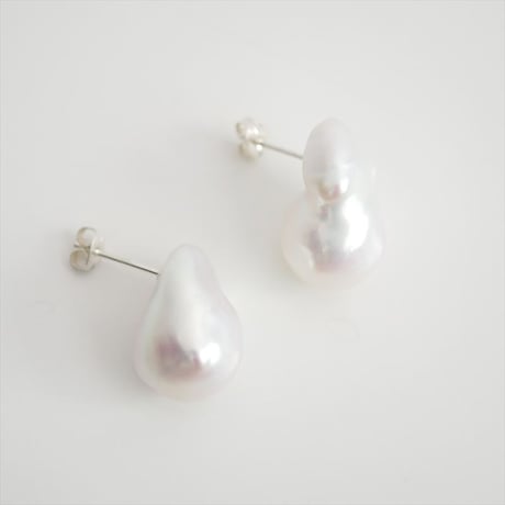 2025 SAMH by LILAS オイスターパールピアス SV(両耳) 25114204728070 2609-0574