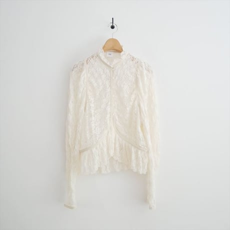 IENA LA BOUCLE / レースギャザーブラウス / 24051914356040 2603-2111