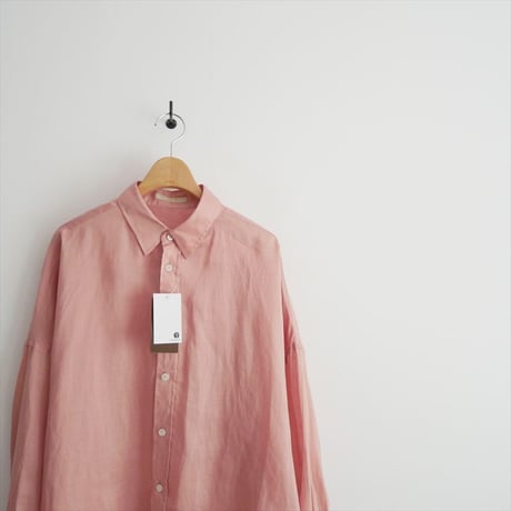 2026SS今季 未使用 Plage Linen mix ニュアンスシャツ 26050922900020 2607-0293