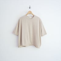 2025AW・人気完売品 IENA LEVITA コットンハーフスリーブプルオーバー 25080900332130 2606-0192