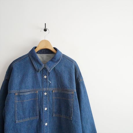 2025AW SALON adam et rope / USAコットンデニムオーバーシャツ / SHH35290 2603-0530