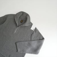2025AW BATONER SOLID WOOL RIB HALF ZIPニット BN-25FL-035 2609-0295