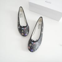 2026 未使用 repetto×Shogo Sekine Cendrillon Haute バレエフラット ラバーソール V4257SHGGRF 2608-1588