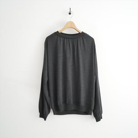 2025AW・人気完売品 未使用 MANON WOOL GATHER NECK LS TEE MNN-C-169 2605-0282