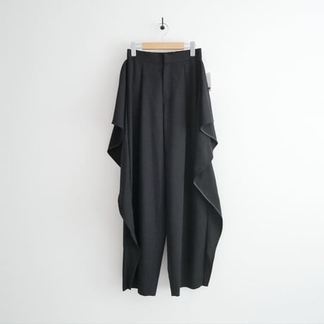 継続販売品・人気完売色 cygne サイドフレアパンツ Ron CY2511-04-0017 2607-0888