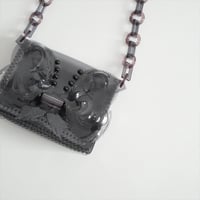継続販売品 Mame Kurogouchi Transparent Sculptural Mini Chain Bag MM13-AC095 2607-0885