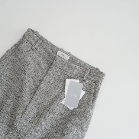 2025 未使用 IENA ツイードスリットスカート 25060900204020 2608-1110