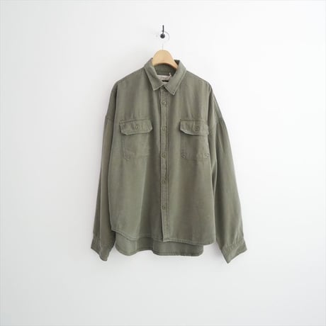 2025AW・人気完売品 未使用 MUSE de Deuxieme Classe購入品 REMI RELIEF WIDE MILITARY シャツ 25050521001730 2608-0945
